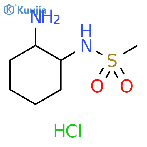 N-(2-Aminocyclohexyl)methanesulfonamide hydrochloride structure