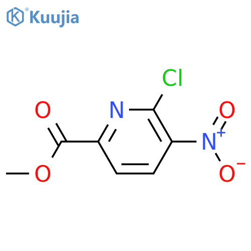 methyl 6-chloro-5-nitropyridine-2-carboxylate structure