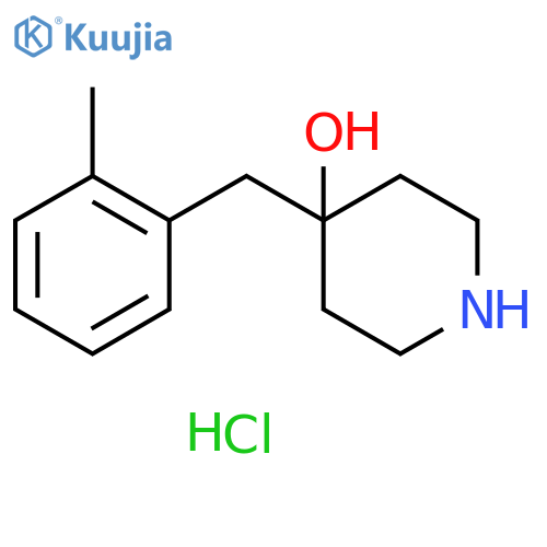 4-(2-Methylphenyl)methylpiperidin-4-ol Hydrochloride structure