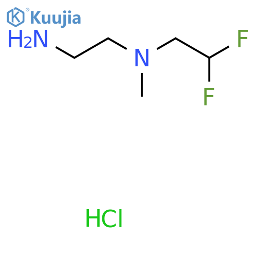 (2-Aminoethyl)(2,2-difluoroethyl)methylamine hydrochloride structure