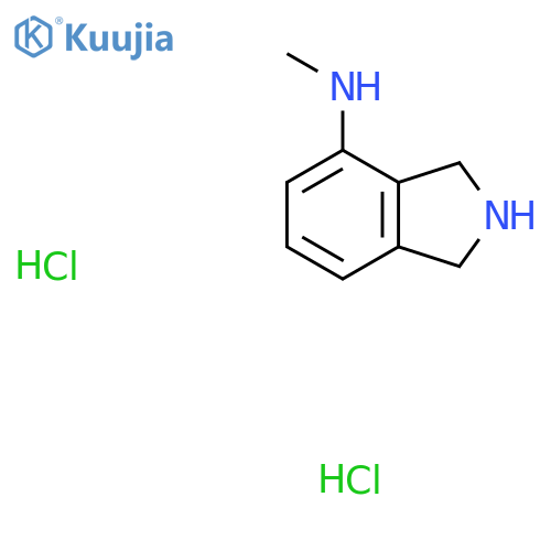 N-methyl-2,3-dihydro-1H-isoindol-4-amine Dihydrochloride structure