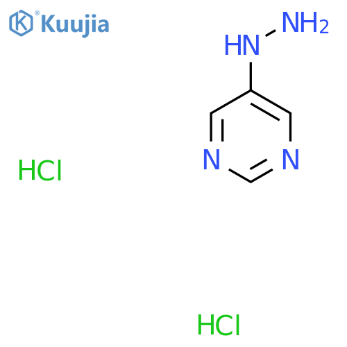 5-Hydrazinylpyrimidine dihydrochloride structure