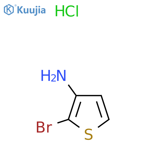 2-Bromothiophen-3-amine hydrochloride structure