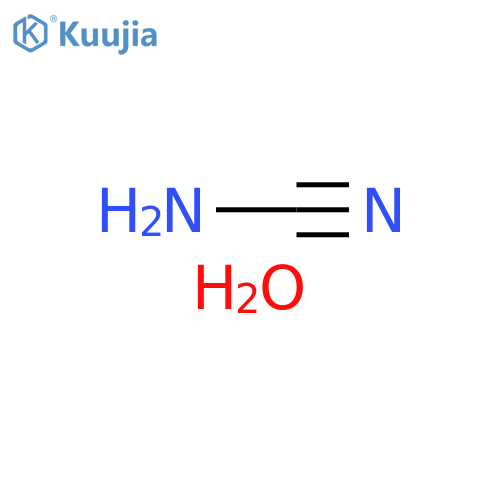 Cyanamide, hydrate (1:2) structure