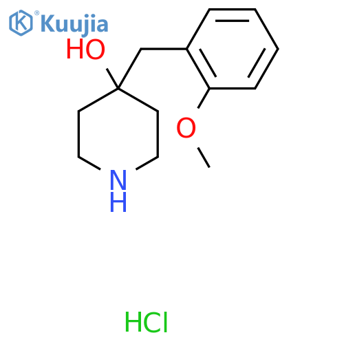 4-(2-Methoxyphenyl)methylpiperidin-4-ol Hydrochloride structure