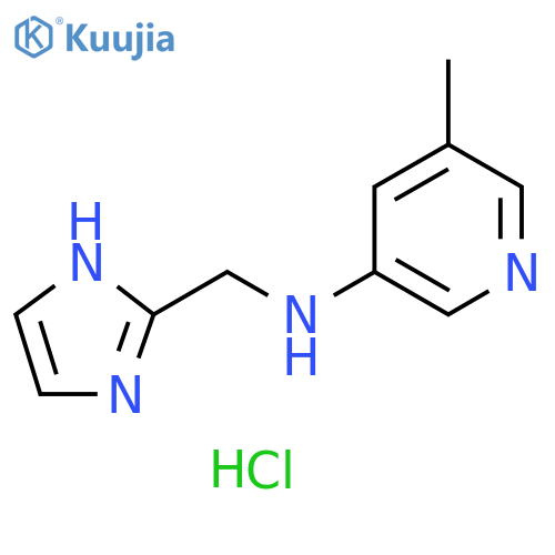 N-(1H-imidazol-2-ylmethyl)-5-methylpyridin-3-amine hydrochloride structure