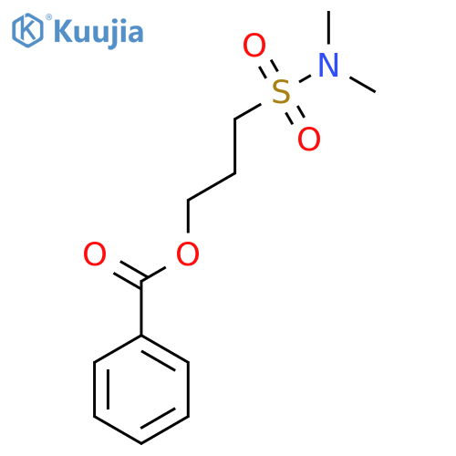 3-(Dimethylsulfamoyl)propyl benzoate structure