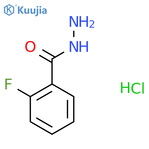2-fluorobenzohydrazide hydrochloride structure