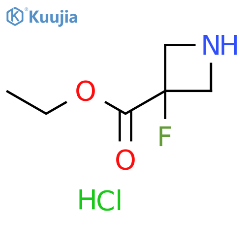 ethyl 3-fluoroazetidine-3-carboxylate hydrochloride structure