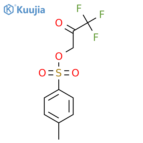 1,1,1-Trifluoro-3-[(4-methylbenzenesulfonyl)oxy]propan-2-one structure