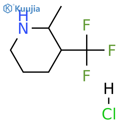 2-methyl-3-(trifluoromethyl)piperidine hydrochloride structure