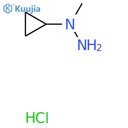 1-Cyclopropyl-1-methylhydrazine hydrochloride structure