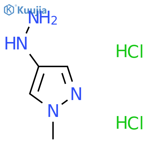 4-Hydrazinyl-1-methyl-1H-pyrazole dihydrochloride structure