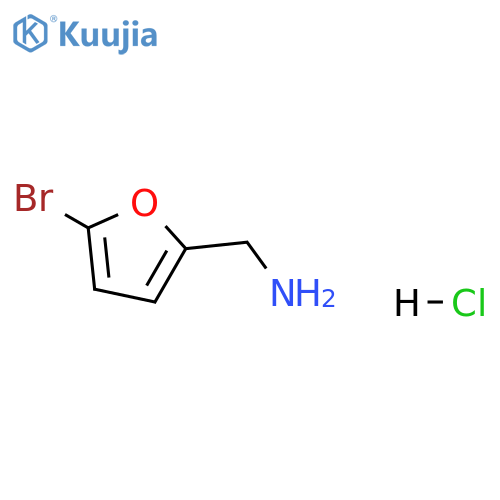 (5-bromofuran-2-yl)methanamine hydrochloride structure