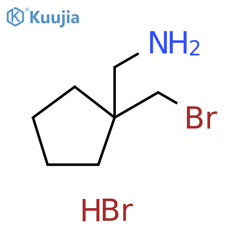 1-(Bromomethyl)cyclopentylmethanamine hydrobromide structure