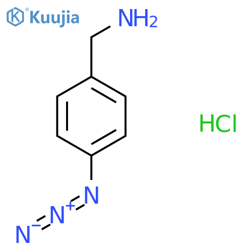 (4-Azidophenyl)methanamine hydrochloride structure