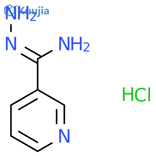 N-Aminopyridine-3-carboximidamide hydrochloride structure
