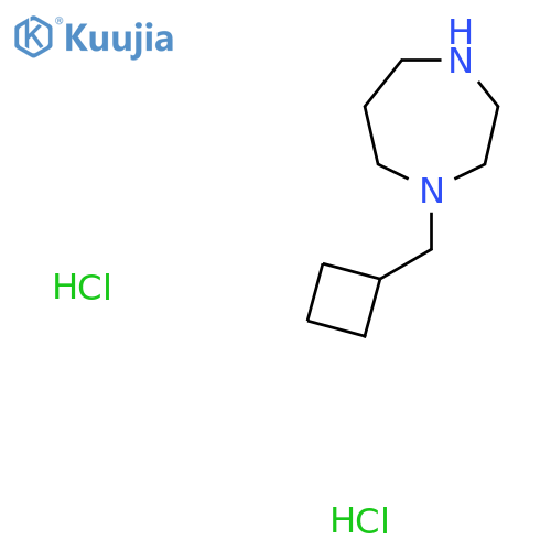 1-(Cyclobutylmethyl)-1,4-diazepane dihydrochloride structure