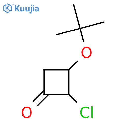 3-(Tert-butoxy)-2-chlorocyclobutan-1-one structure