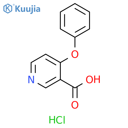 4-phenoxypyridine-3-carboxylic acid hydrochloride structure