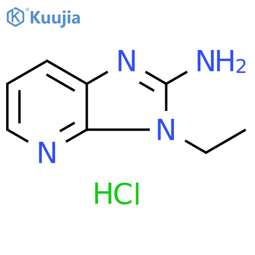 3-ethyl-3H-imidazo4,5-bpyridin-2-amine hydrochloride structure