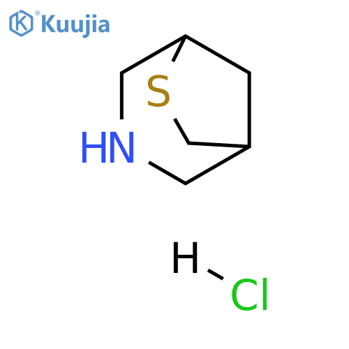 6-thia-3-azabicyclo[3.2.1]octane hydrochloride structure