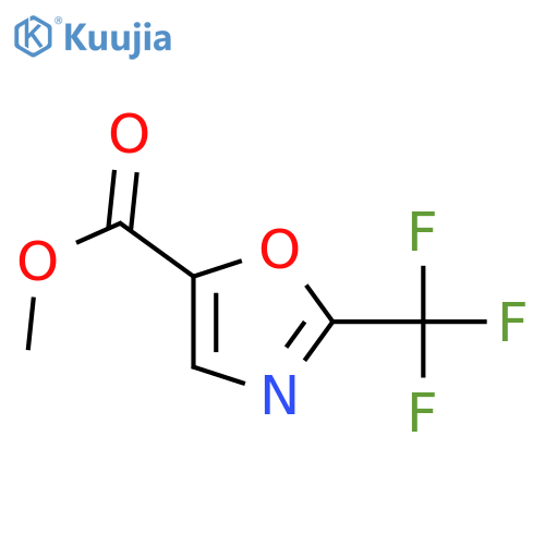 methyl 2-(trifluoromethyl)-1,3-oxazole-5-carboxylate structure