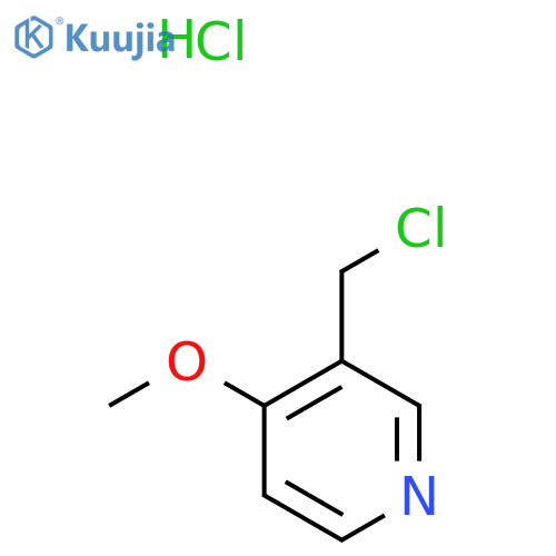 3-(Chloromethyl)-4-methoxypyridine hydrochloride structure