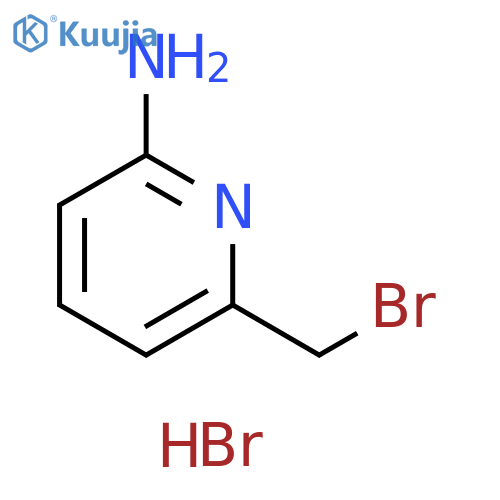 6-(Bromomethyl)pyridin-2-amine hydrobromide structure