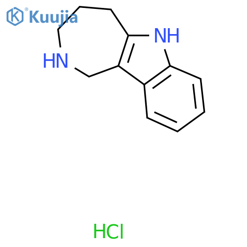 1H,2H,3H,4H,5H,6H-azepino4,3-bindole Hydrochloride structure