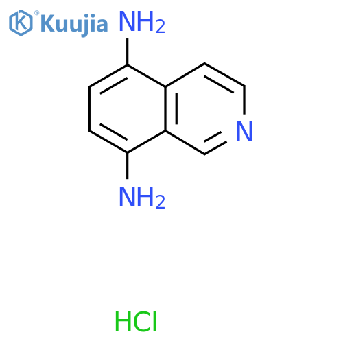 Isoquinoline-5,8-diamine hydrochloride structure