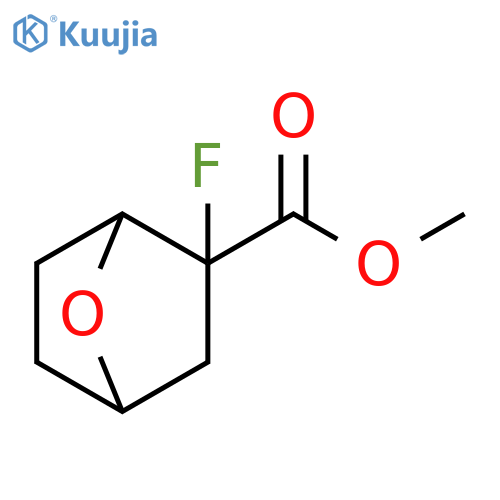 7-Oxabicyclo[2.2.1]heptane-2-carboxylic acid, 2-fluoro-, methyl ester structure