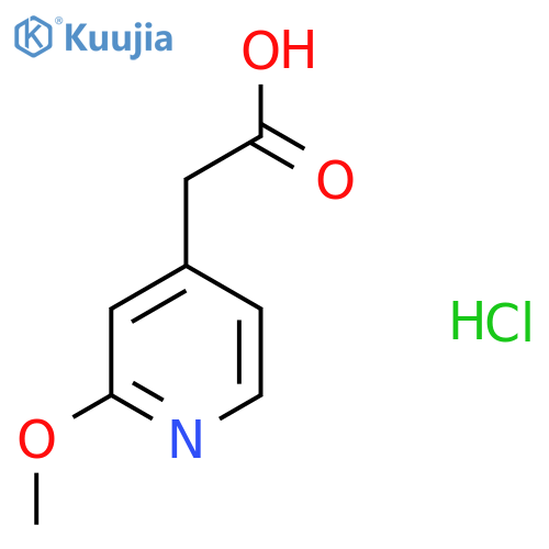 2-(2-Methoxypyridin-4-yl)acetic acid hydrochloride structure