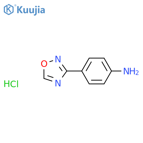 4-(1,2,4-Oxadiazol-3-yl)aniline hydrochloride structure