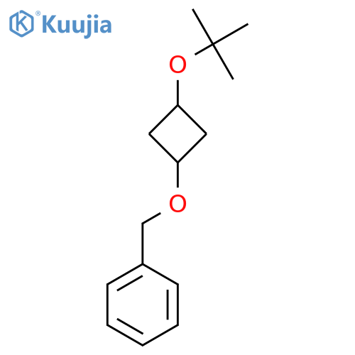 ((3-(tert-Butoxy)cyclobutoxy)methyl)benzene structure