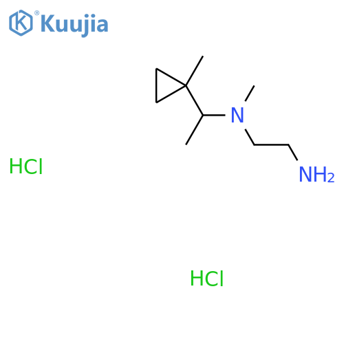 (2-Aminoethyl)(methyl)1-(1-methylcyclopropyl)ethylamine Dihydrochloride structure