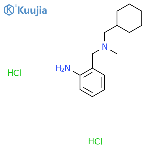 2-{(Cyclohexylmethyl)(methyl)aminomethyl}aniline Dihydrochloride structure