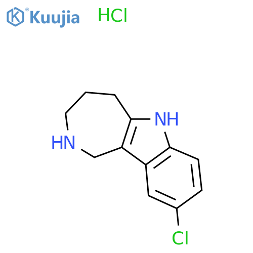 9-Chloro-1h,2h,3h,4h,5h,6h-Azepino4,3-BIndole Hydrochloride structure