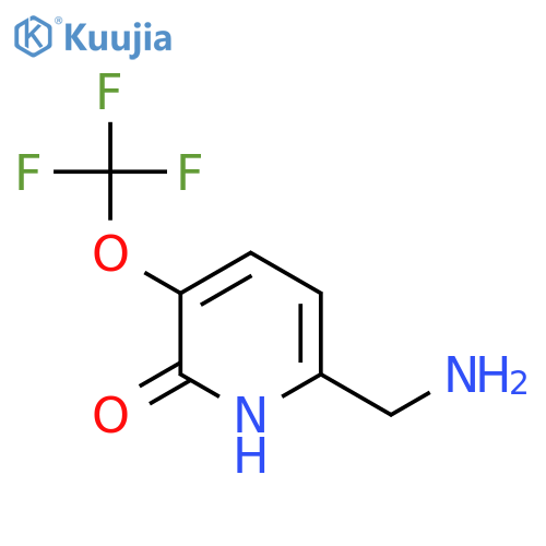 6-(Aminomethyl)-2-hydroxy-3-(trifluoromethoxy)pyridine structure