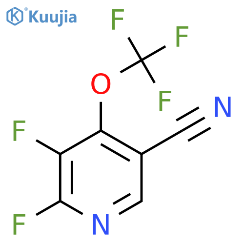 5-Cyano-2,3-difluoro-4-(trifluoromethoxy)pyridine structure