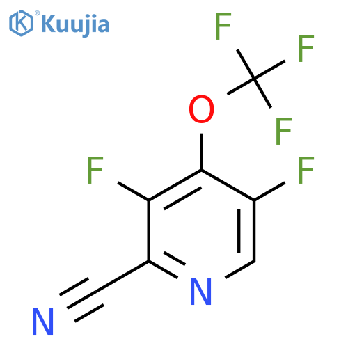 2-Cyano-3,5-difluoro-4-(trifluoromethoxy)pyridine structure