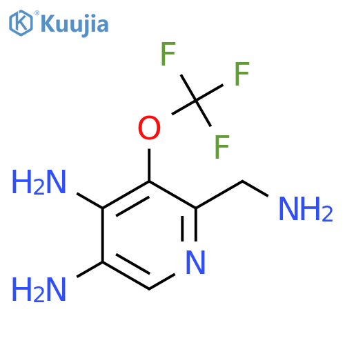 2-(Aminomethyl)-4,5-diamino-3-(trifluoromethoxy)pyridine structure