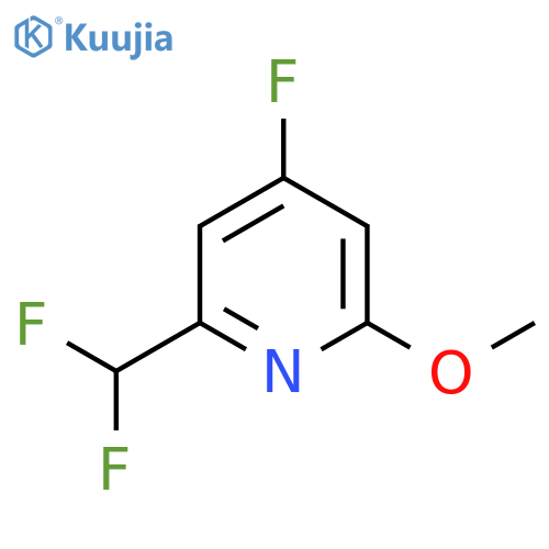2-(Difluoromethyl)-4-fluoro-6-methoxypyridine structure