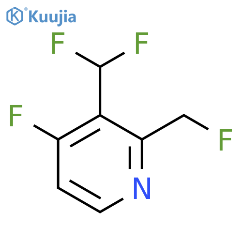 3-(Difluoromethyl)-4-fluoro-2-(fluoromethyl)pyridine structure