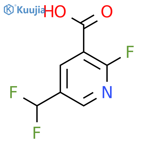 5-(Difluoromethyl)-2-fluoronicotinic acid structure