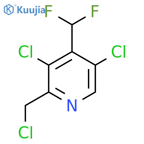 2-(Chloromethyl)-3,5-dichloro-4-(difluoromethyl)pyridine structure