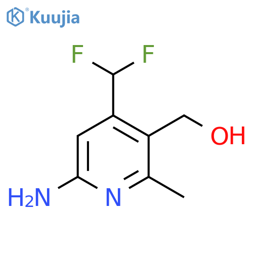 6-Amino-4-(difluoromethyl)-2-methylpyridine-3-methanol structure