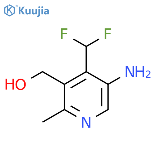 5-Amino-4-(difluoromethyl)-2-methylpyridine-3-methanol structure