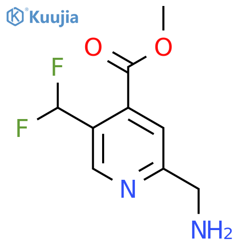 Methyl 2-(aminomethyl)-5-(difluoromethyl)pyridine-4-carboxylate structure