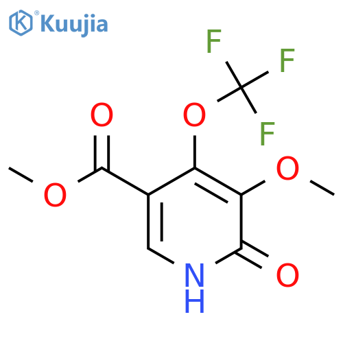 Methyl 2-hydroxy-3-methoxy-4-(trifluoromethoxy)pyridine-5-carboxylate structure